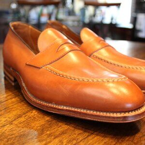 ALDEN PLAZA SLIP-ON BURNISHED TAN SKIN 3557 (NEW)